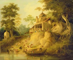 Las orillas del Ganges, c.1820-30